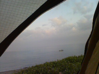 テントからの眺め