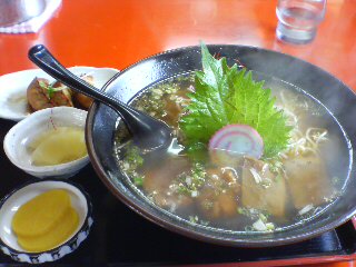 マグロラーメン