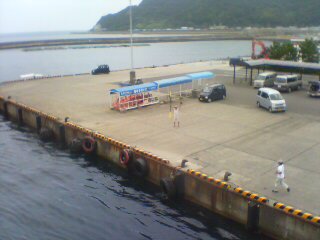甑島到着